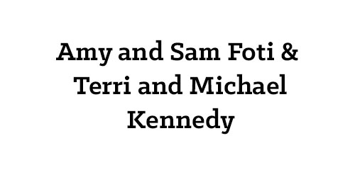 Amy and Sam Foti & Terri and Michael Kennedy