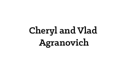 Cheryl and Vlad Agranovich