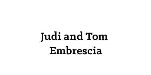 Judi and Tom Embrescia