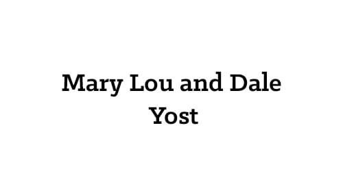 Mary Lou and Dale Yost