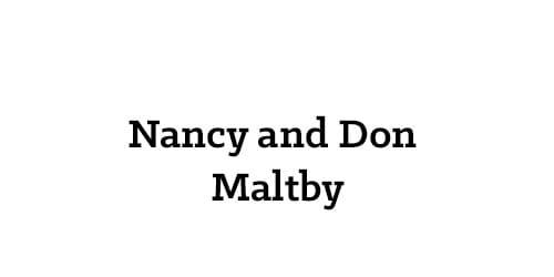 Nancy and Don Maltby