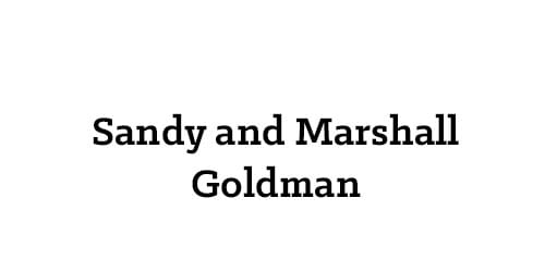 Sandy and Marshall Goldman