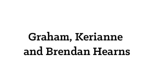 Graham Kerianne and Brendan Hearns