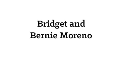Bridget and Bernie Moreno