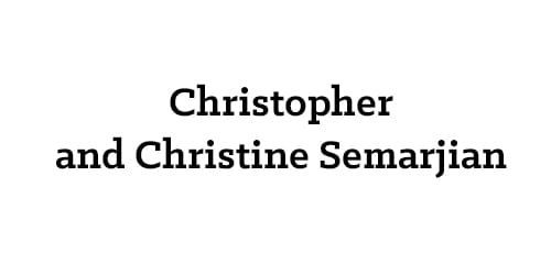 Christopher and Christine Semarjian