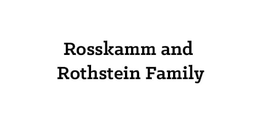 Rosskamm and Rothstein Family