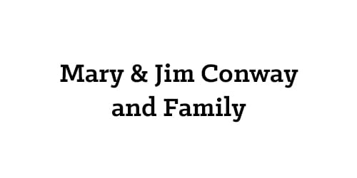 Mary & Jim Conway and Family