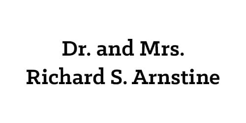 Dr. and Mrs. Richard S. Arnstine
