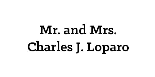 Mr. and Mrs. Charles J. Loparo