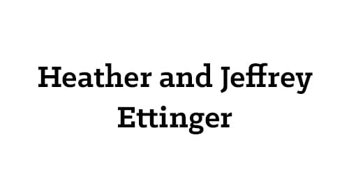 Heather and Jeffrey Ettinger