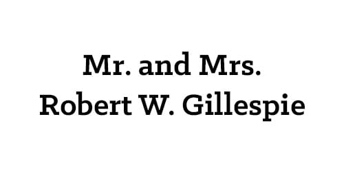 Mr. and Mrs. Robert W. Gillespie