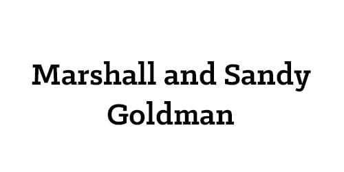 Marshall and Sandy Goldman