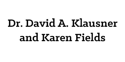 Dr. David A. Klausner and Karen Fields