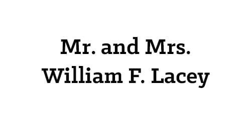 Mr. and Mrs. William F. Lacey