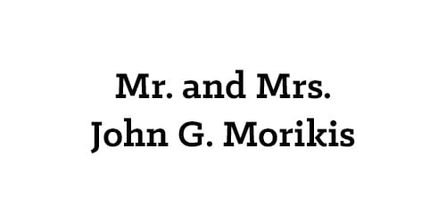 Mr. and Mrs. John G. Morikis