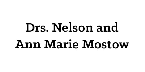 Drs. Nelson and Ann Marie Mostow