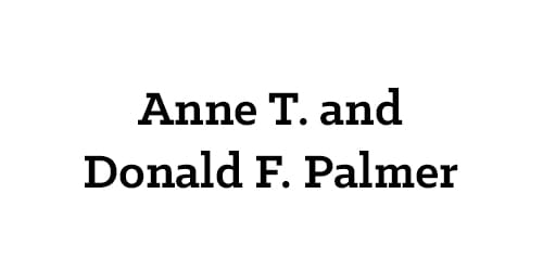 Anne T. and Donald F. Palmer