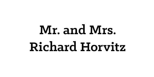 Mr. and Mrs. Richard Horvitz