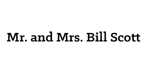 Mr. and Mrs. Bill Scott