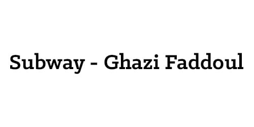 Subway - Ghazi Faddoul 