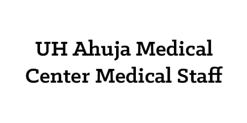 UH Ahuja Medical Center Medical Staff