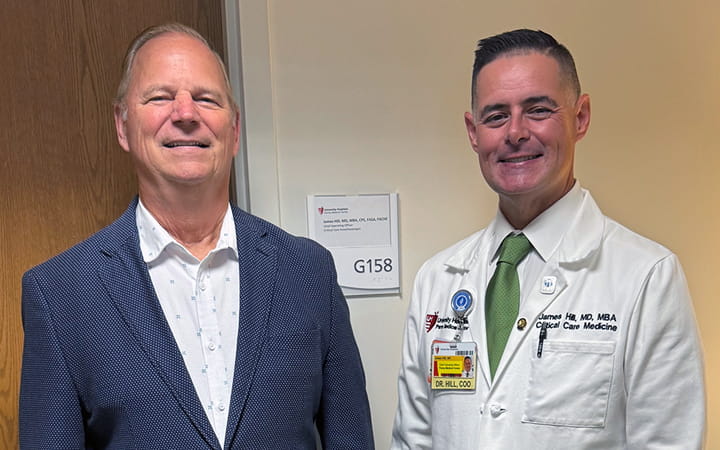 Tom Basista and James Hill, MD