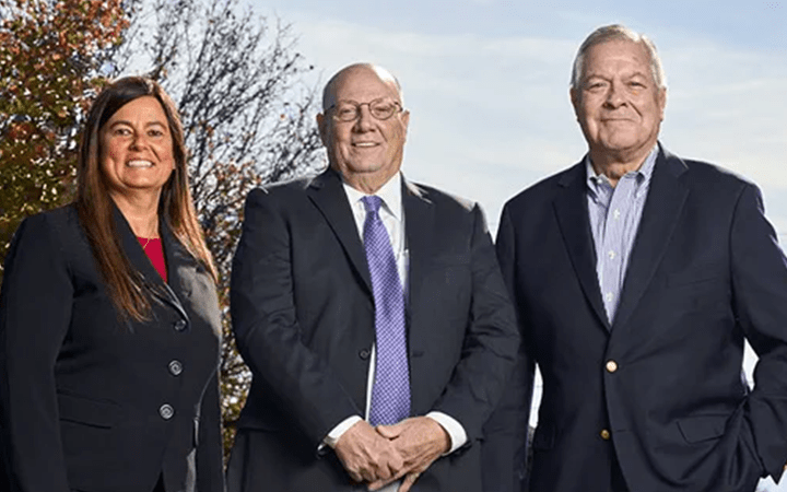 Sylvia Radziszewski, RRT, MBA; Jack Vanosdall; Paul R. Myers. Photo credit: Roger Mastroianni