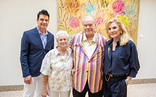 Hunt Slonem art dedication