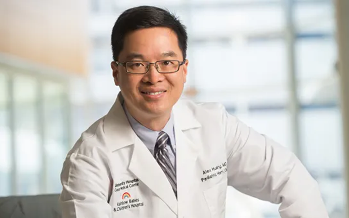  Alex Huang, MD, Program Director, Pediatric Hematology and Oncology Fellowship, Angie Fowler Adolescent & Young Adult Cancer Institute, UH Rainbow Babies & Children's, and the Theresia G. and Stuart F. Kline Family Foundation Chair in Pediatric Oncology