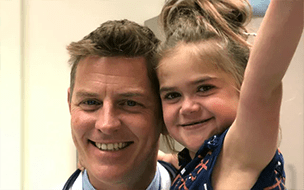 Mia Wilson with Martin Bocks, MD