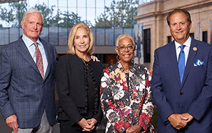 Jimmy and Dee Haslam; Lolita M. McDavid, MD, MPA; and Matthew J. Kraay, MD