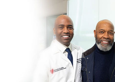 Ron Charles, MD, and Dana Saunders Sr.