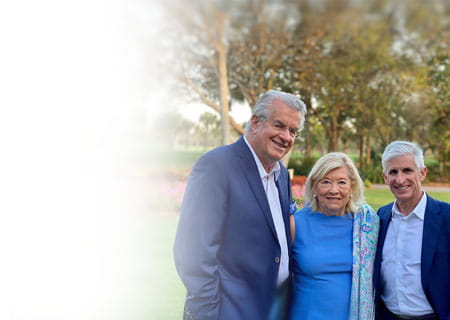 Ernie and Patti Novak with Daniel I. Simon, MD