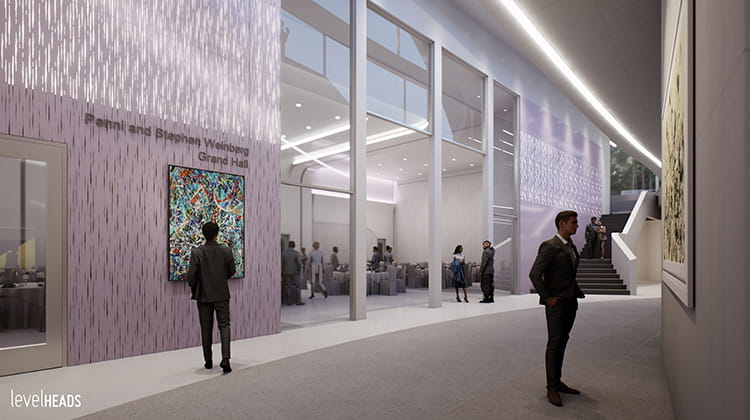Penni and Stephen Weinberg Grand Hall rendering